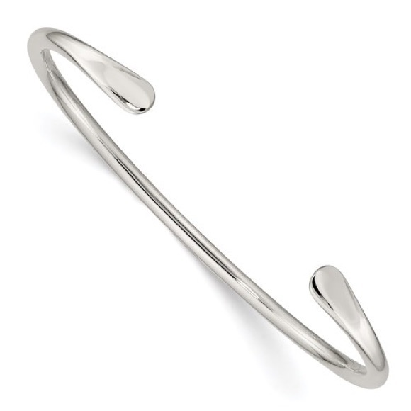 Cuff Bangle Sterling Silver
